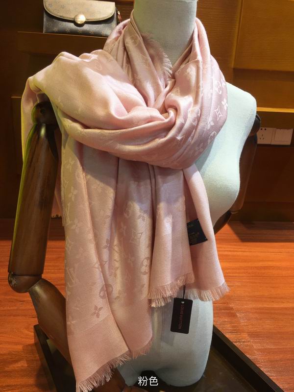 LV scarf 140X140cm 60%真丝40%羊毛 E (195)