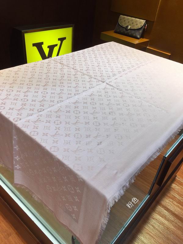 LV scarf 140X140cm 60%真丝40%羊毛 E (197)