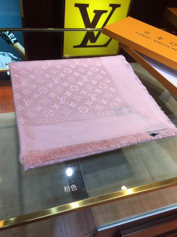 LV scarf 140X140cm 60%真丝40%羊毛 E (198)