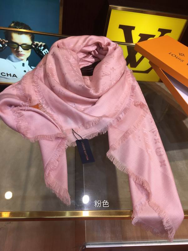 LV scarf 140X140cm 60%真丝40%羊毛 E (200)