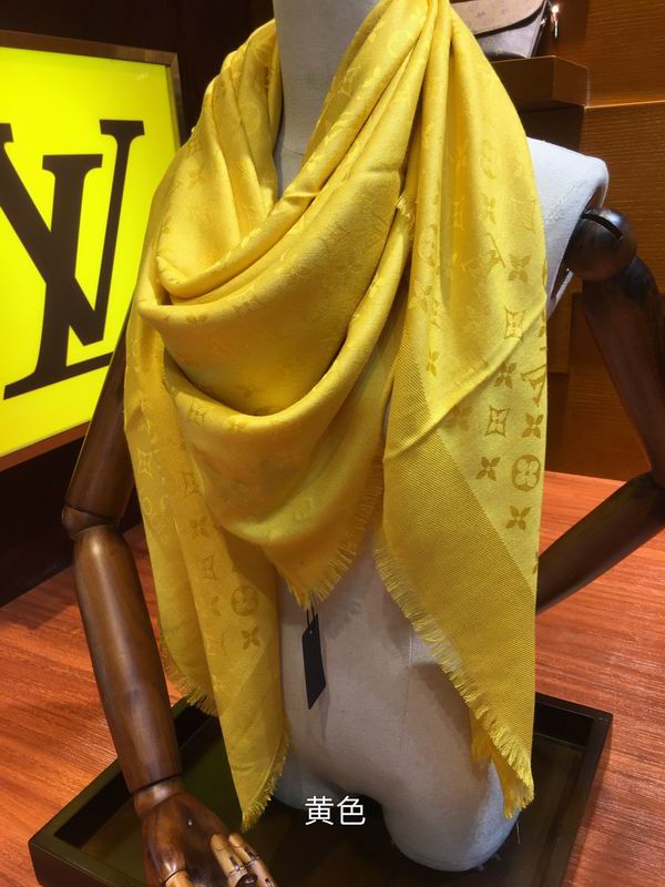 LV scarf 140X140cm 60%真丝40%羊毛 E (202)