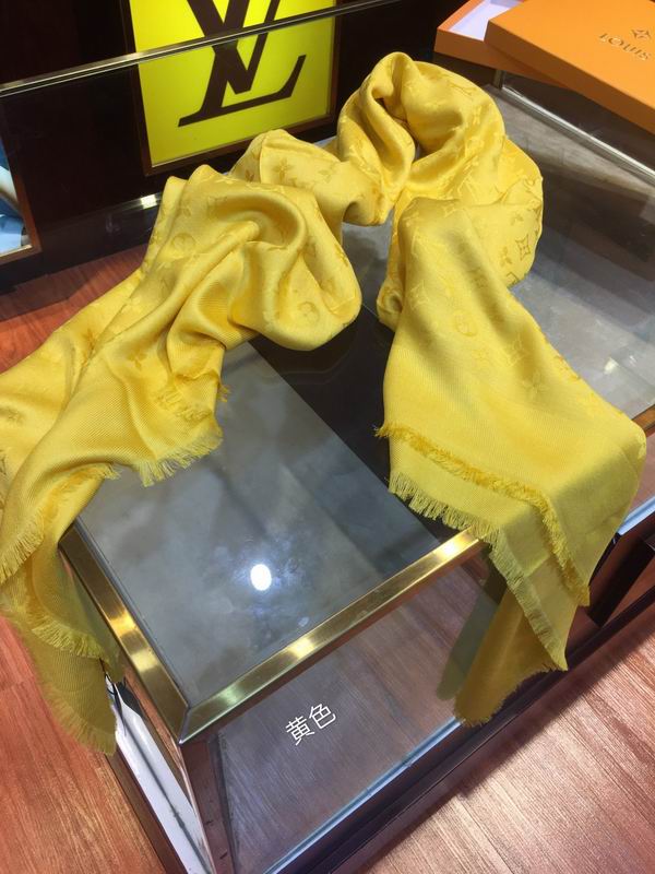 LV scarf 140X140cm 60%真丝40%羊毛 E (205)