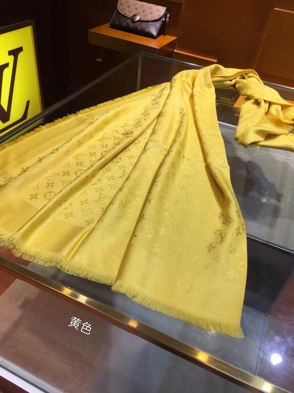 LV scarf 140X140cm 60%真丝40%羊毛 E (207)