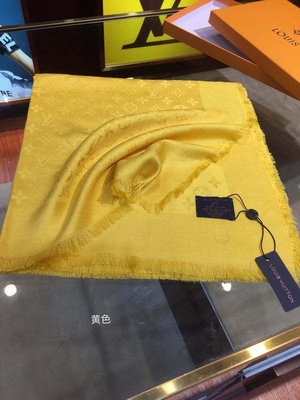 LV scarf 140X140cm 60%真丝40%羊毛 E (209)