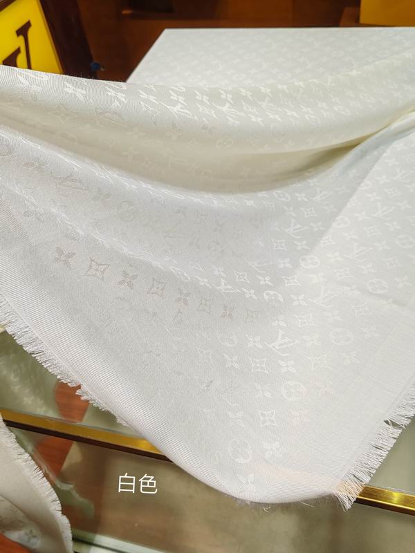 LV scarf 140X140cm 60%真丝40%羊毛 E (4)