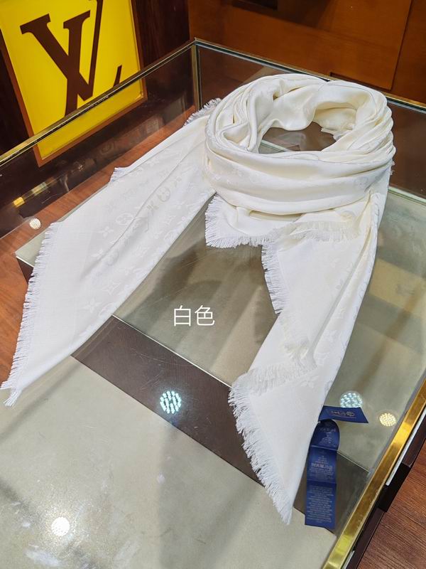 LV scarf 140X140cm 60%真丝40%羊毛 E (6)