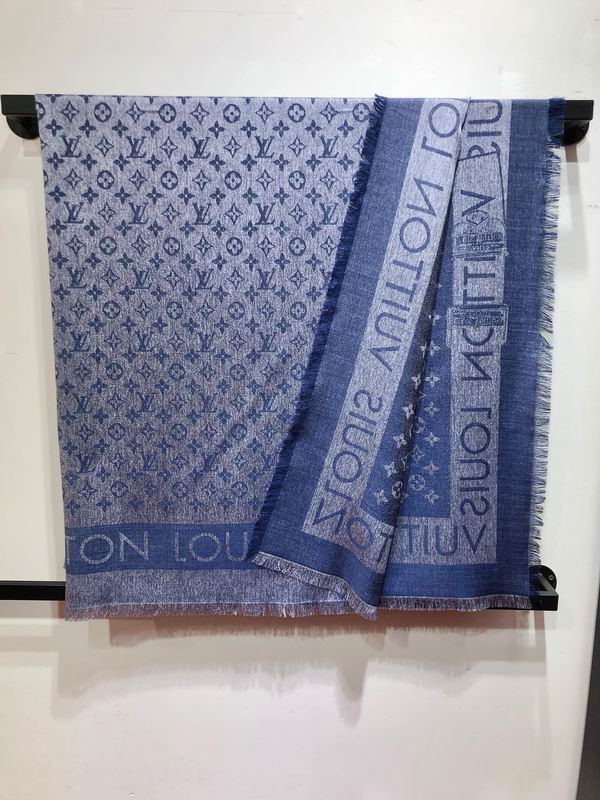 LV scarf 145X145cm 60%桑蚕丝 40%绵羊毛 E (17)