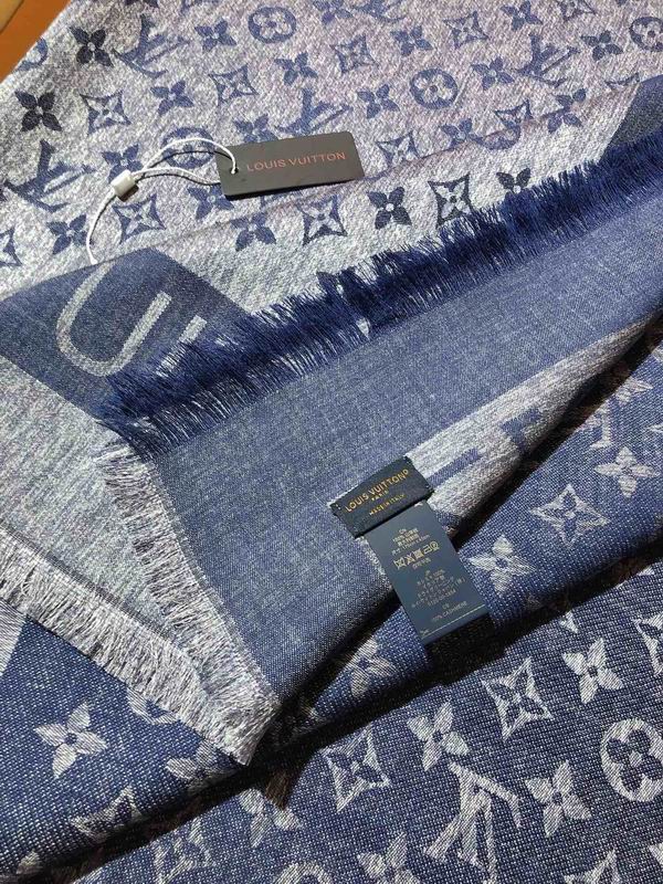 LV scarf 145X145cm 60%桑蚕丝 40%绵羊毛 E (19)