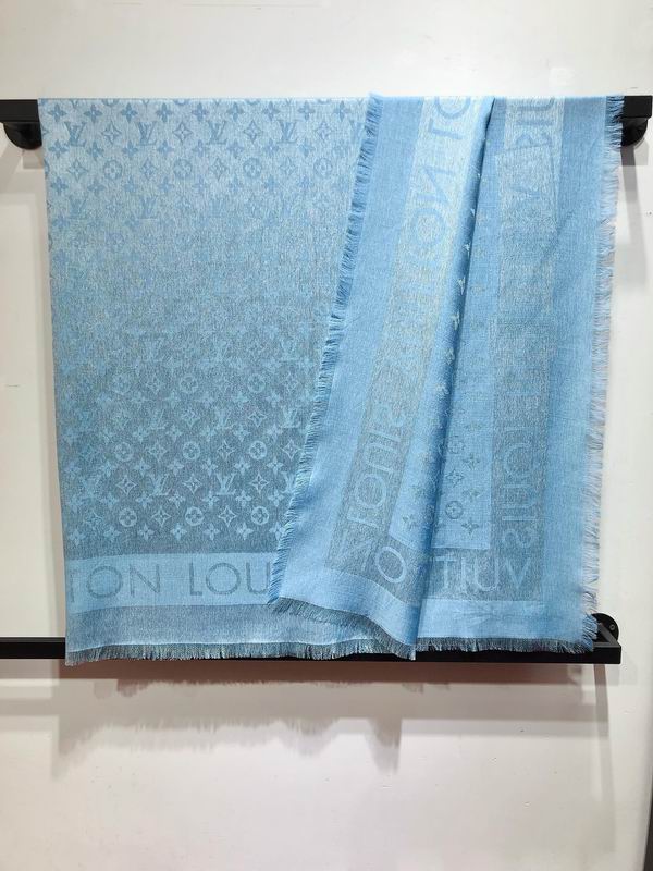 LV scarf 145X145cm 60%桑蚕丝 40%绵羊毛 E (2)