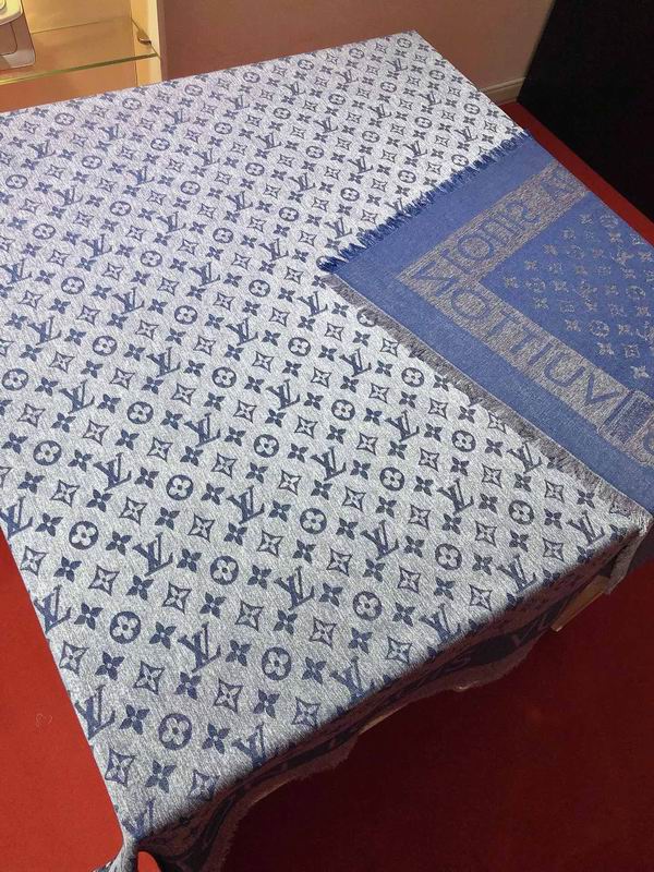 LV scarf 145X145cm 60%桑蚕丝 40%绵羊毛 E (21)