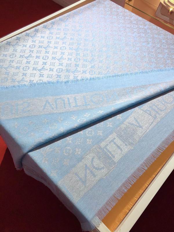 LV scarf 145X145cm 60%桑蚕丝 40%绵羊毛 E (5)
