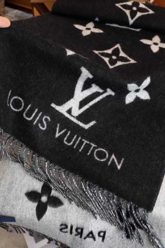 LV scarf 190X45cm 100%山羊绒 E (1)