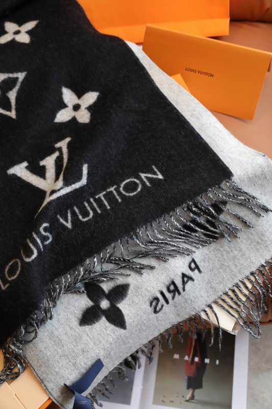 LV scarf 190X45cm 100%山羊绒 E (3)