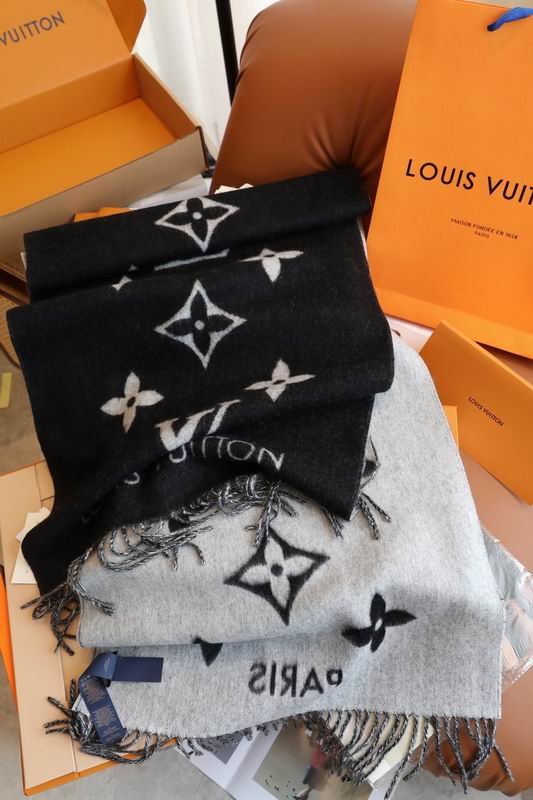 LV scarf 190X45cm 100%山羊绒 E (7)