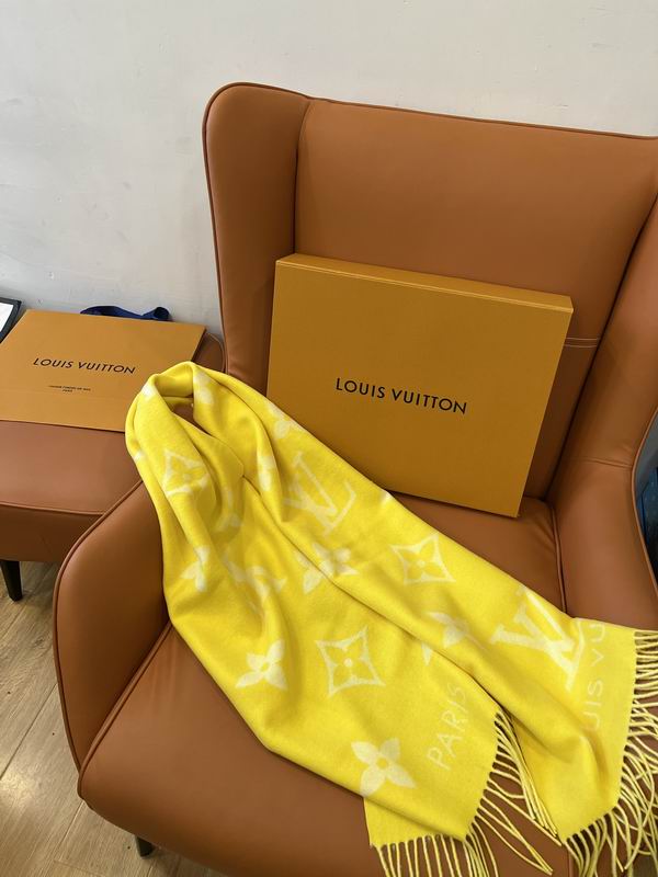 LV scarf 191X45cm 100%山羊绒 E (1)