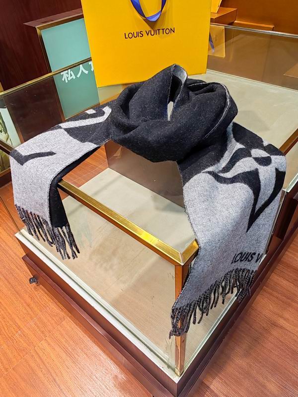 LV scarf 192X32.5cm 90%绵羊毛10%山羊绒 E (4)