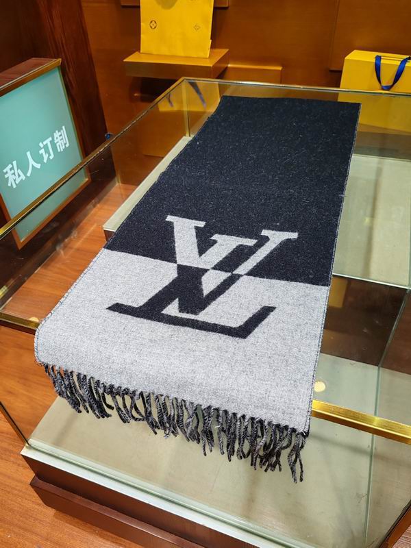 LV scarf 192X32.5cm 90%绵羊毛10%山羊绒 E (8)