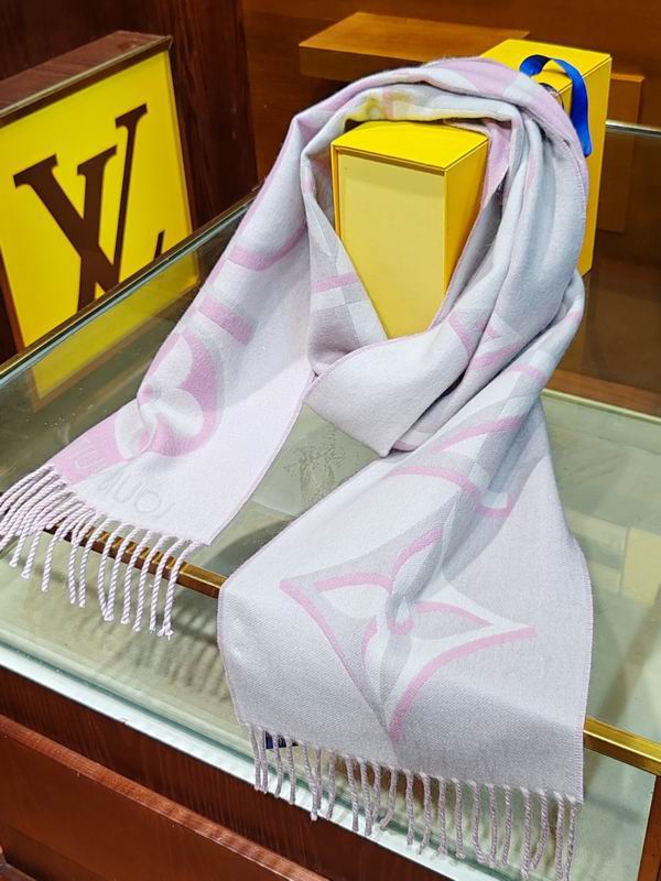 LV scarf 205X26cm 95%绵羊毛 5%山羊绒 E (6)