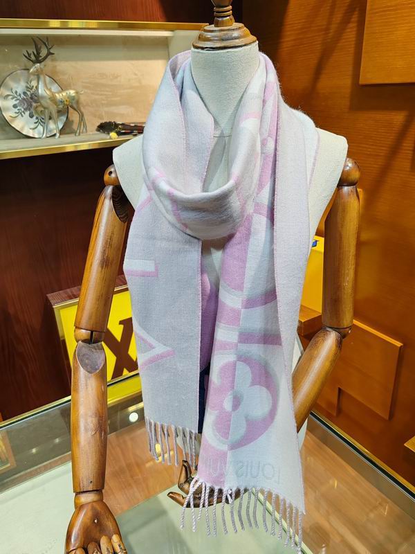 LV scarf 205X26cm 95%绵羊毛 5%山羊绒 E (8)