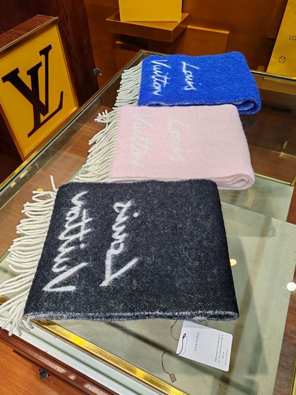 LV scarf 25X220cm 58%绵羊毛 42%羊驼毛 E (14)