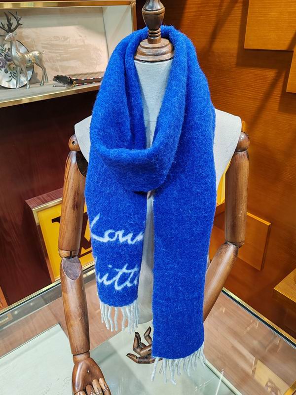 LV scarf 25X220cm 58%绵羊毛 42%羊驼毛 E (21)