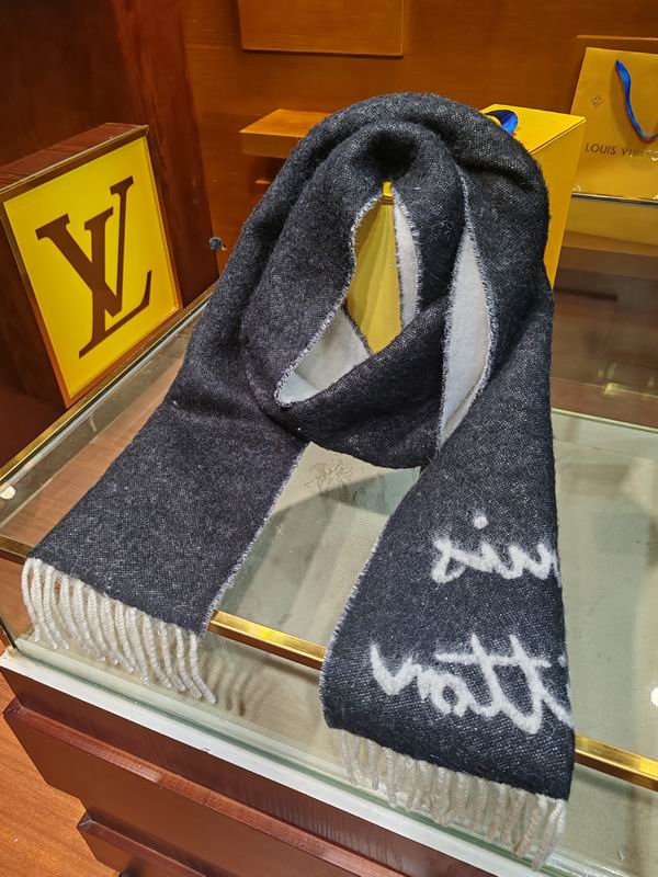 LV scarf 25X220cm 58%绵羊毛 42%羊驼毛 E (5)