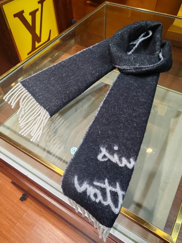 LV scarf 25X220cm 58%绵羊毛 42%羊驼毛 E (6)