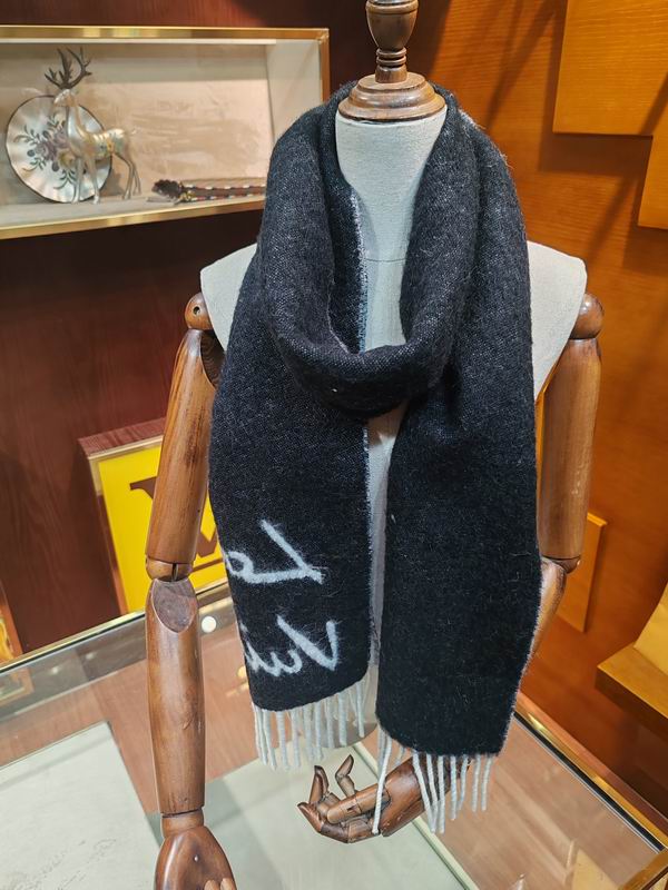 LV scarf 25X220cm 58%绵羊毛 42%羊驼毛 E (7)