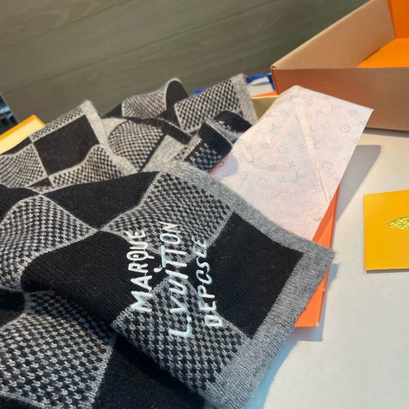 LV scarf 30X180cm 100%绵羊毛 E (4)