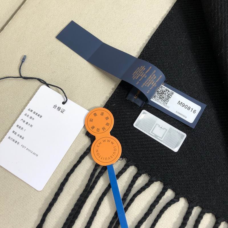 LV scarf 32X180cm 100羊毛 E (2)