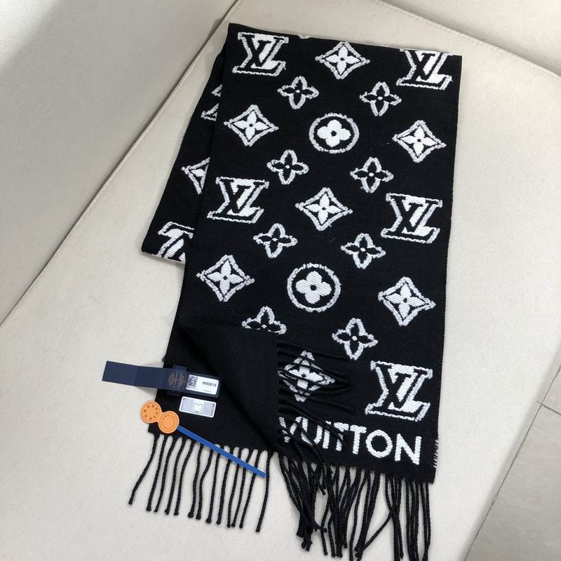LV scarf 32X180cm 100羊毛 E (3)