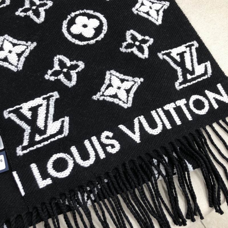 LV scarf 32X180cm 100羊毛 E (5)