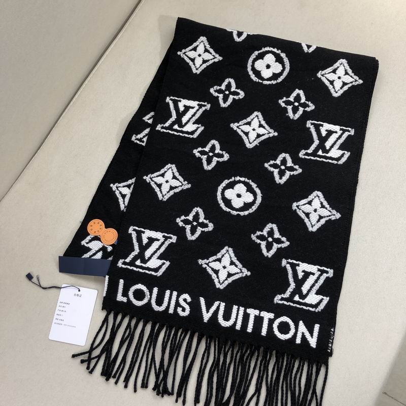 LV scarf 32X180cm 100羊毛 E (7)