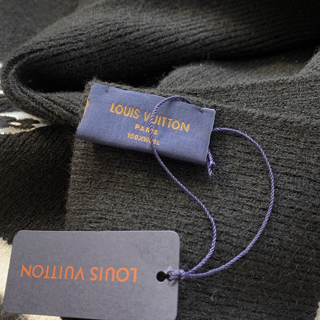 LV scarf 34X190cm 100%羊绒 E (4)