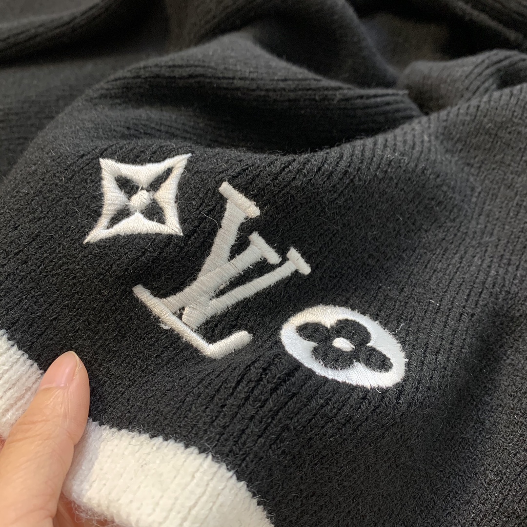 LV scarf 34X190cm 100%羊绒 E (5)