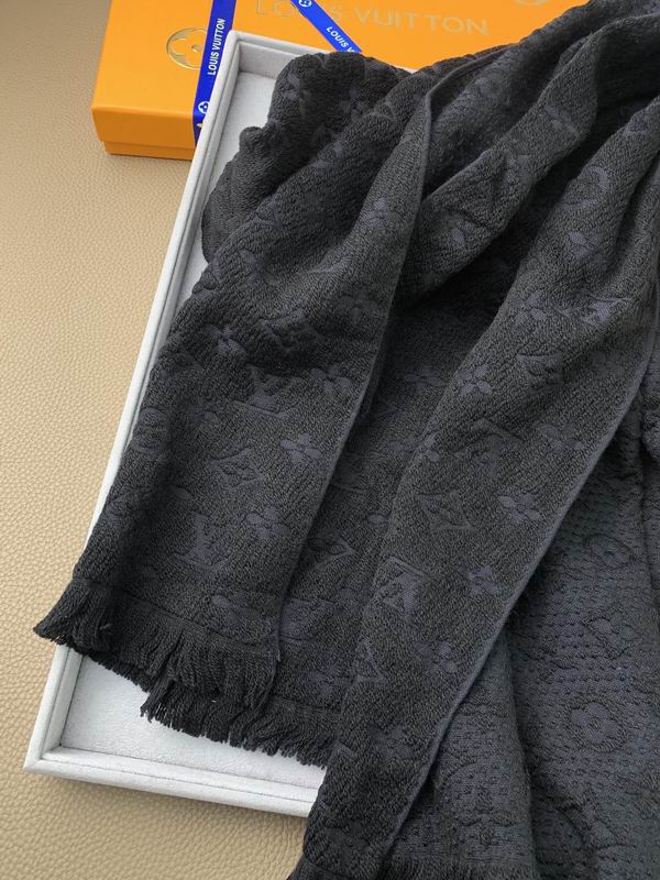 LV scarf 40X185cm 100%羊毛 E (2)