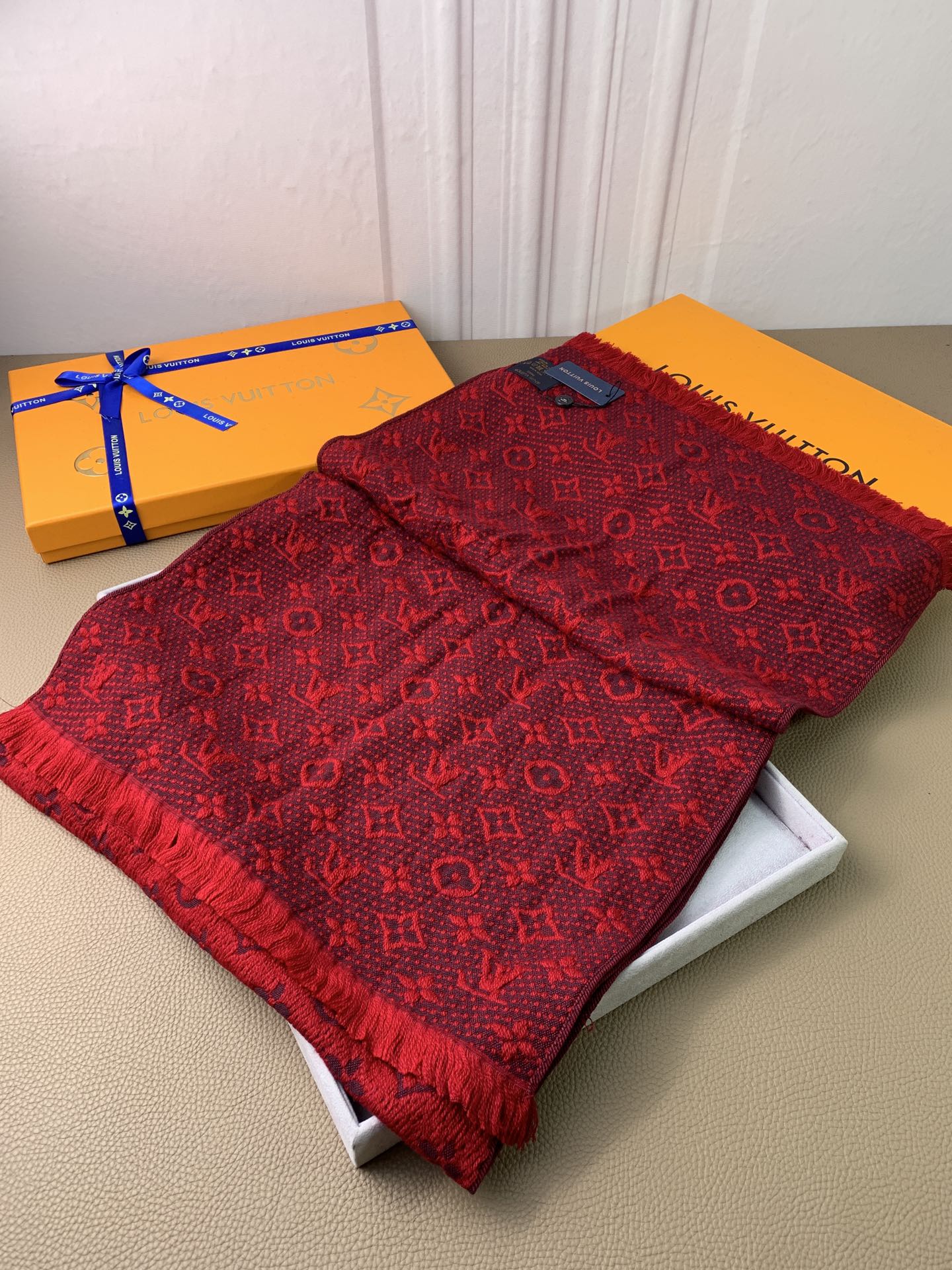 LV scarf 40X185cm 100%羊毛 E (32)