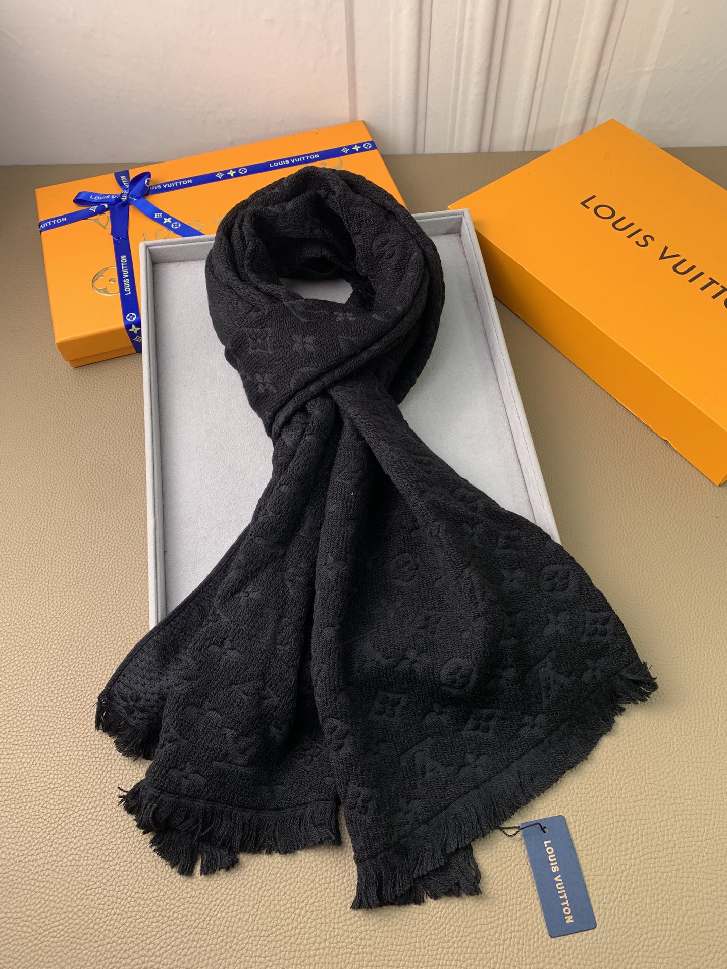LV scarf 40X185cm 100%羊毛 E (5)