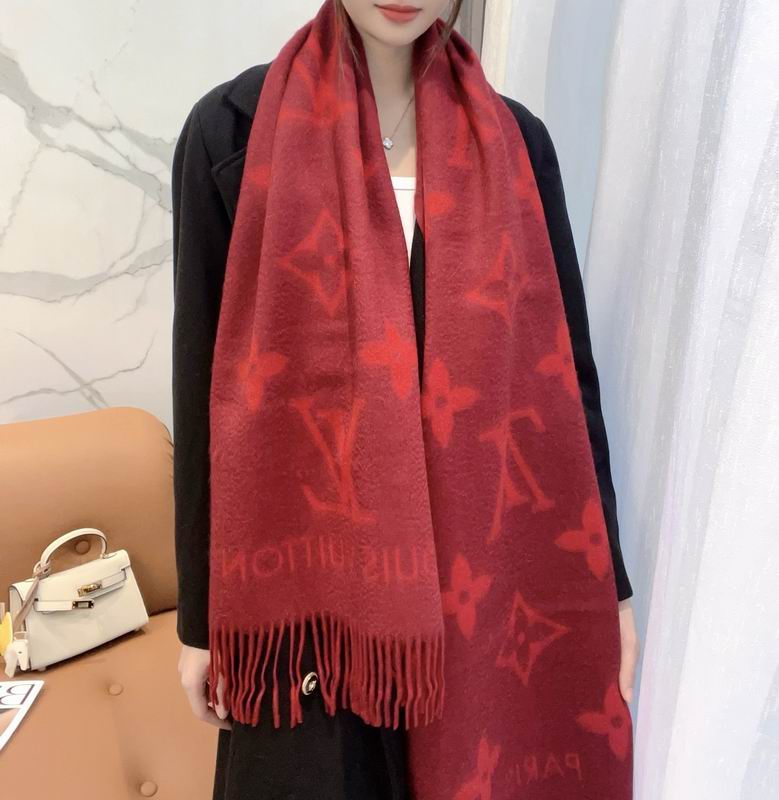 LV scarf 45X190cm(含须长) 100%山羊绒 E (45)