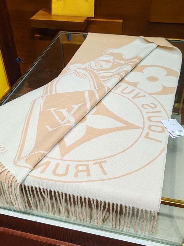 LV scarf 45X215cm 60%羊毛 40%山羊绒 E (1)