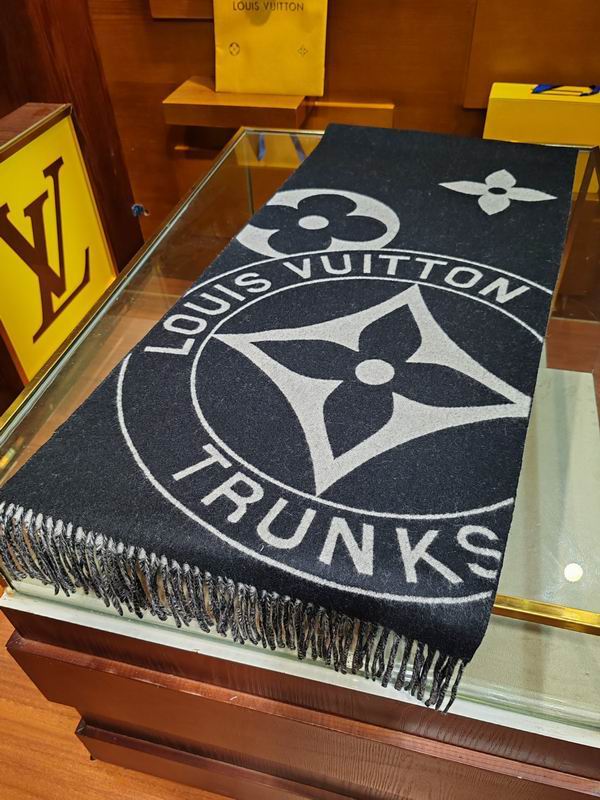 LV scarf 45X215cm 60%羊毛 40%山羊绒 E (10)