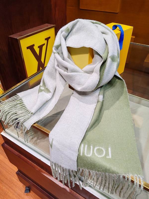LV scarf 45X215cm 60%羊毛 40%山羊绒 E (16)