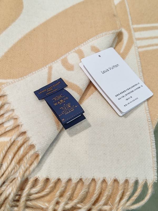 LV scarf 45X215cm 60%羊毛 40%山羊绒 E (2)