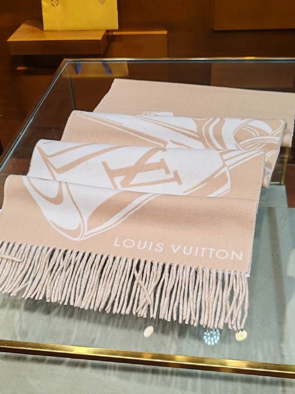 LV scarf 45X215cm 60%羊毛 40%山羊绒 E (5)