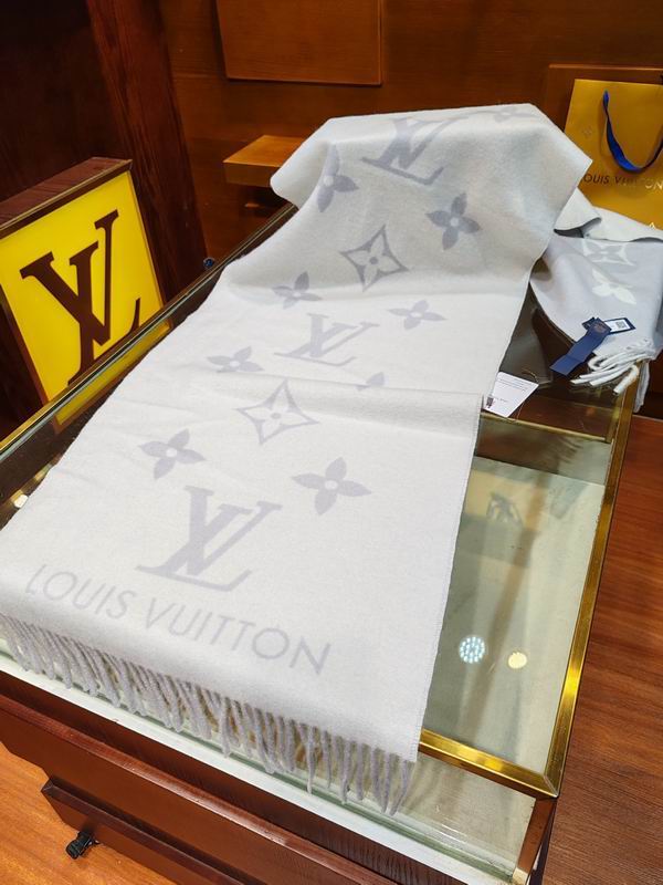 LV scarf 45X215cm 60%羊毛 40%山羊绒 E (8)
