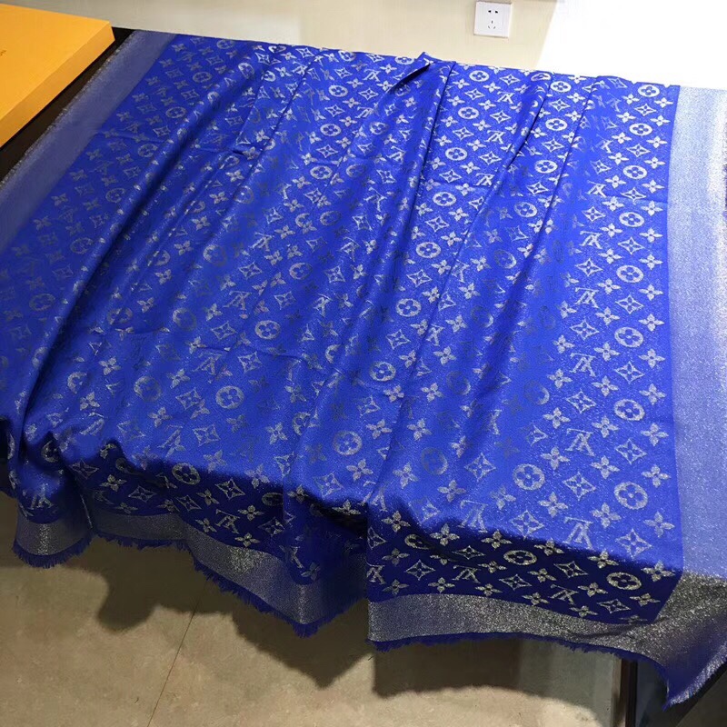 LV silk scarf 140X140cm E (11)
