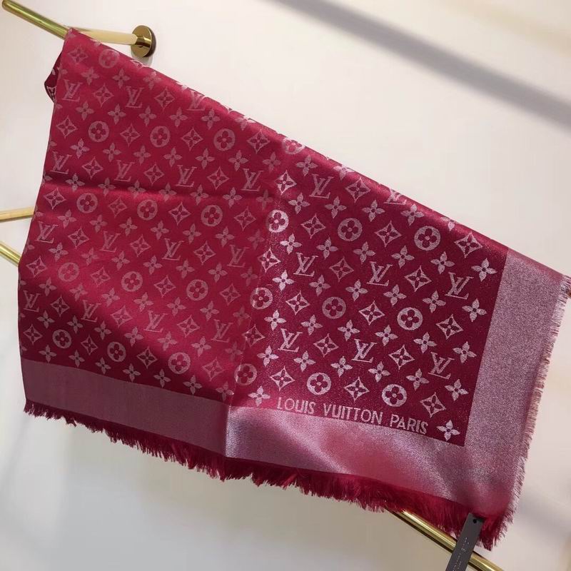 LV silk scarf 140X140cm E (14)