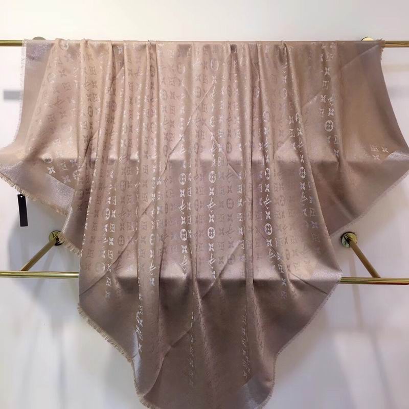 LV silk scarf 140X140cm E (29)
