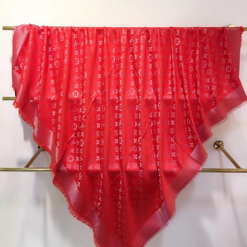 LV silk scarf 140X140cm E (4)
