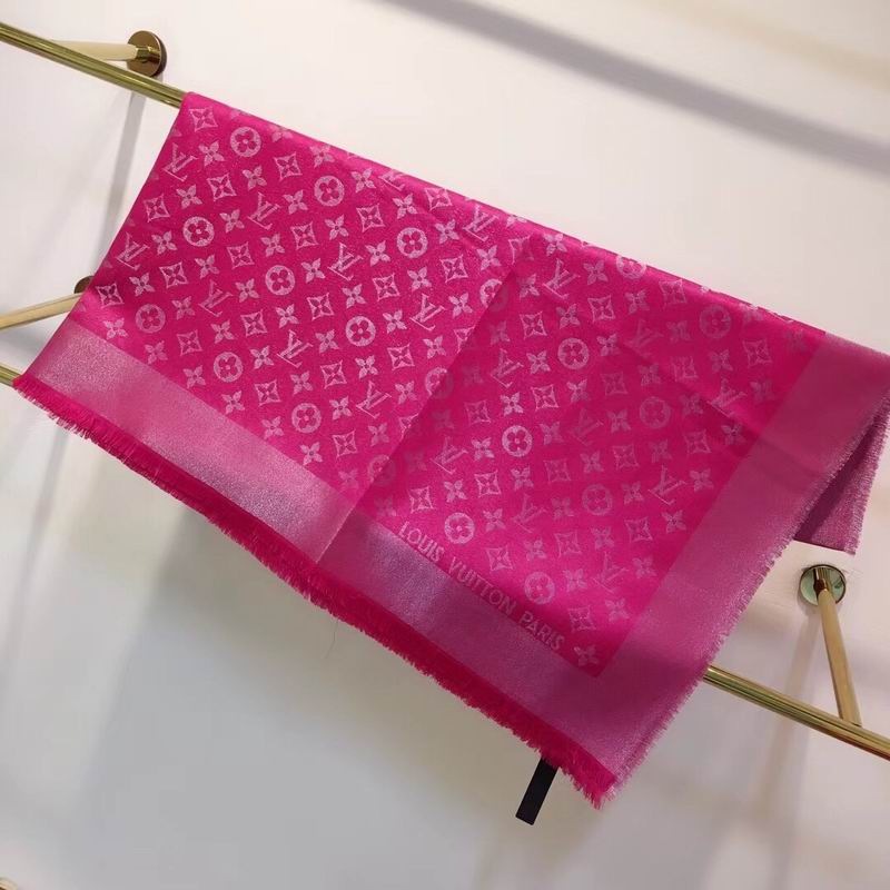 LV silk scarf 140X140cm E (47)